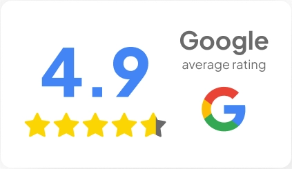 Google 4.9 star reviews