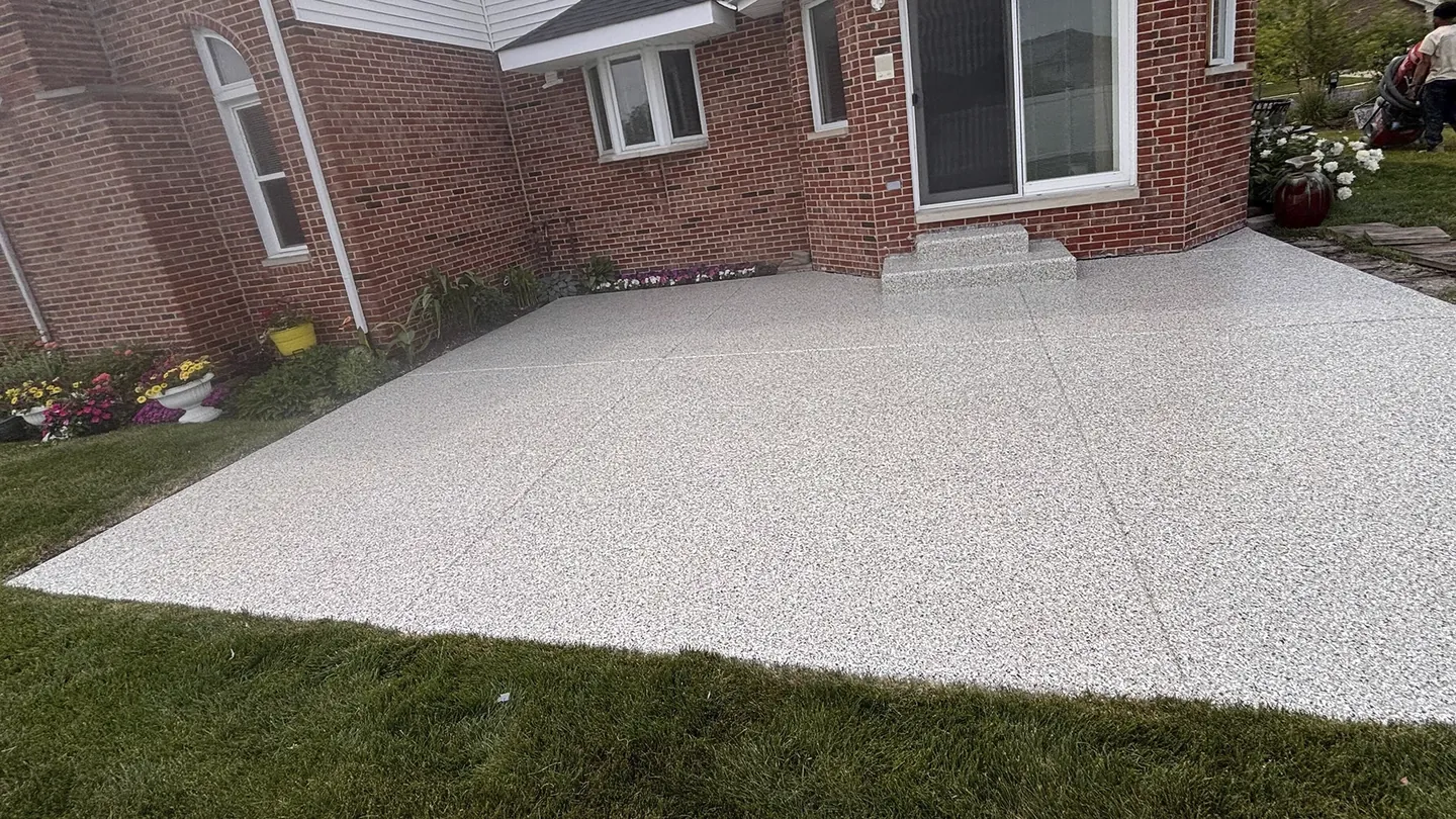 Coated patio